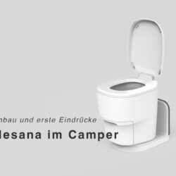 Clesana Toilette im Camper: Einbau, erste Eindrücke & Praxis