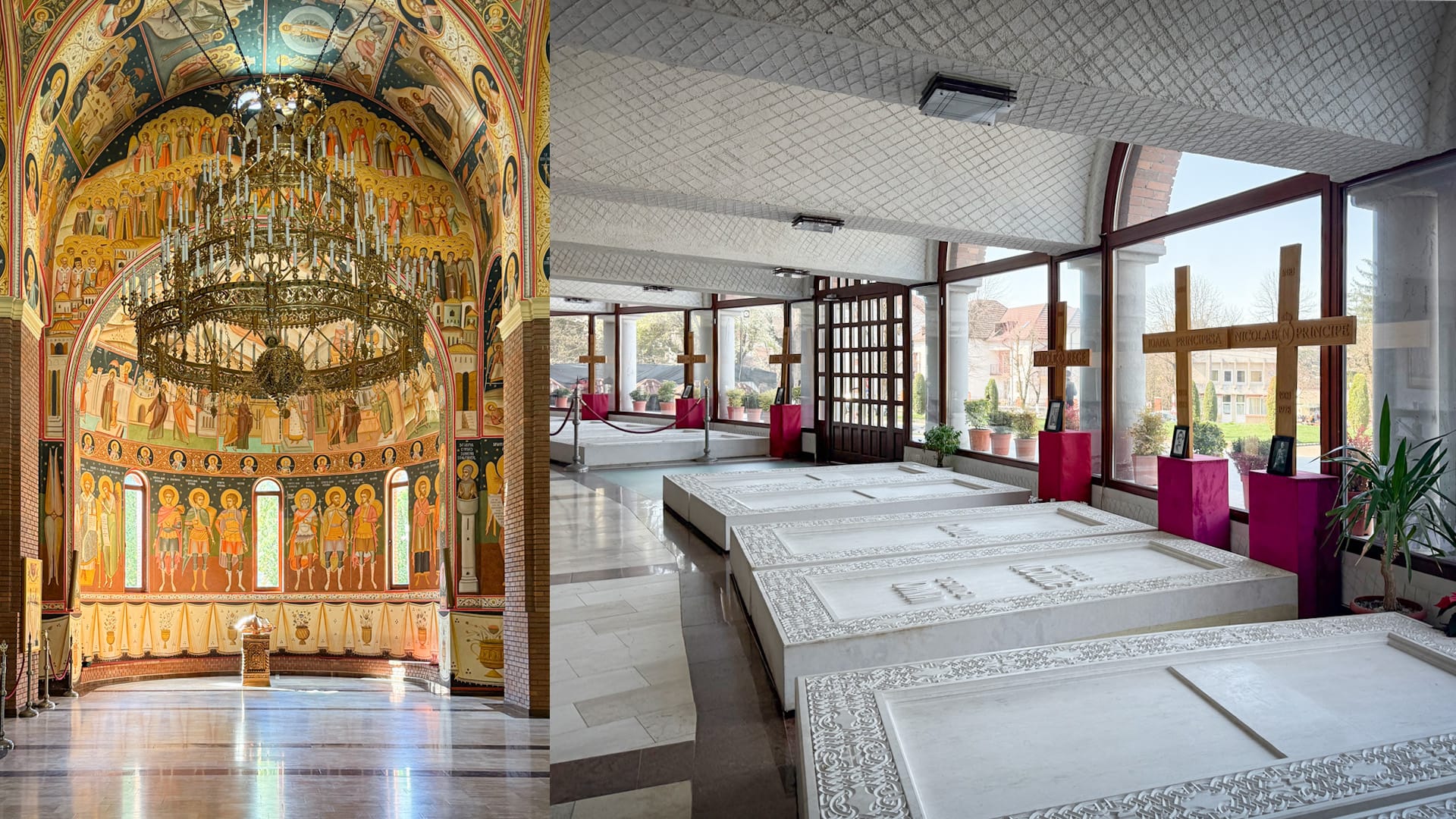 Neue Kathedrale von Curtea de Argeș mit Grabstätten der rumänischen Königsfamilie